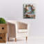 Art mural sur toile Winston Porter «Wooden Sink With Mirror» par Momart-486198091