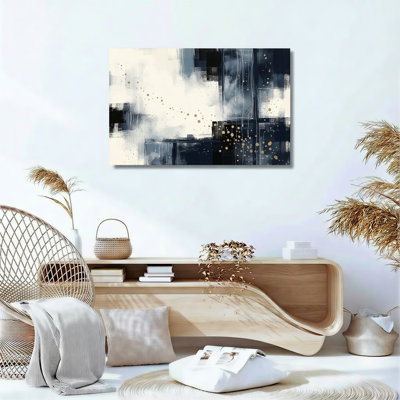 Ensemble d'une toile abstraite