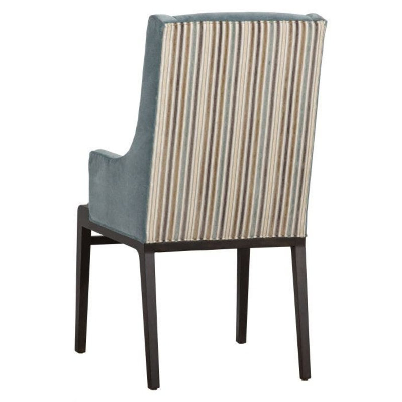 Libby Langdon 22" W Wingback Chair, Almond Buff, Indigo (8789 90)