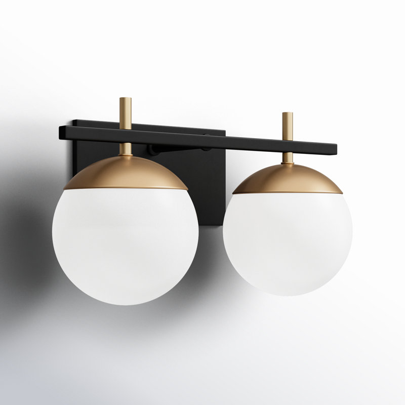 Éclairage de salle de bain à intensité variable 2 lumières Vicky