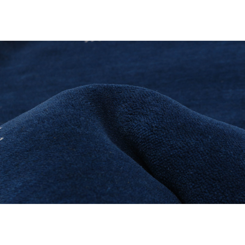 Kashkuli Gabbeh Navy Rug 3'10" x 3'10"