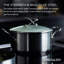 Circulon Stainless Steel Sauté Pan and SteelShield Hybrid and Nonstick Technology, 5 Quart, Silver