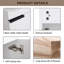 Meuble-lavabo à fermeture en douceur 16 po avec lavabo pour petits espaces | Idée de cadeau