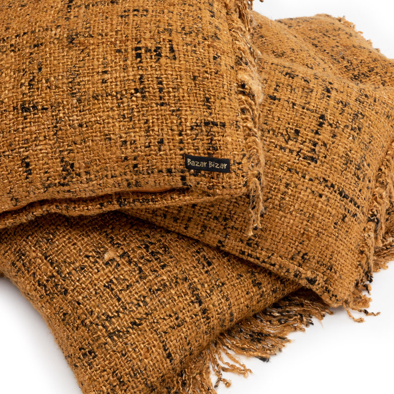The Oh My Gee Collection Cushion Cover, 30cm H x 50cm W, Cinnamon, Rectangular