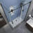 Langham XL 56" - 60" W x 32" D x  80" H Frameless Rectangle Shower Enclosure-53047775-53047780