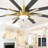 72 Inch Large Ceiling Fans With Lights And Remote,Indoor/Outdoor...