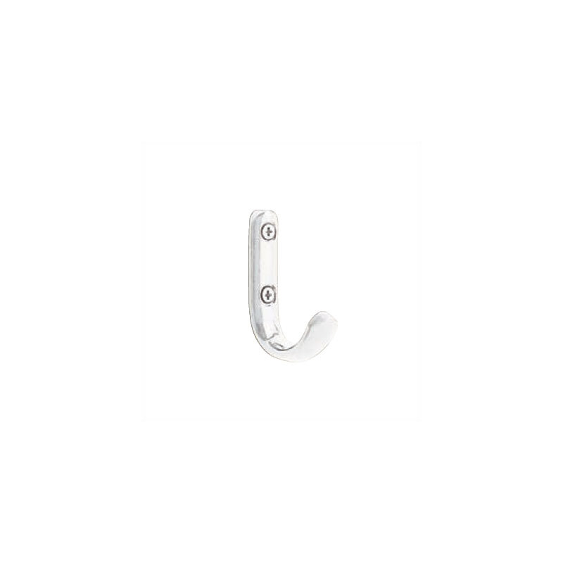 Demetris Metal Wall Wall Hook, Polished Chrome
