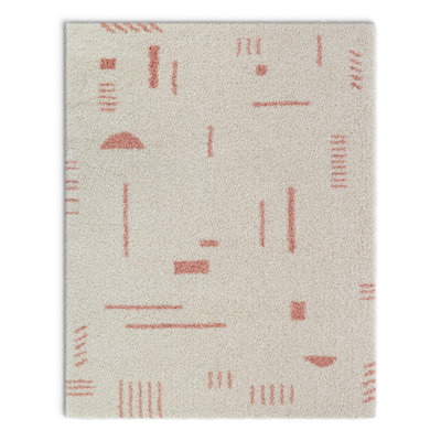 Morin Geometric Shag Area Rug