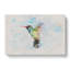 Hummingbird Paint Smudge Watercolour - Wrapped Canvas-56658656