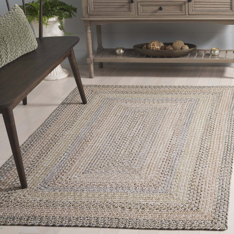 Chirico Woven Performance Machine Washable Performance Geometric Indoor/Outdoor Area Rug, Rectangle 4' x 6'