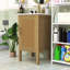 Meuble-lavabo compact 18 po avec lavabo en céramique, tablette intérieure réglable et porte-meubles