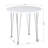 Round Metal Base Dining Table