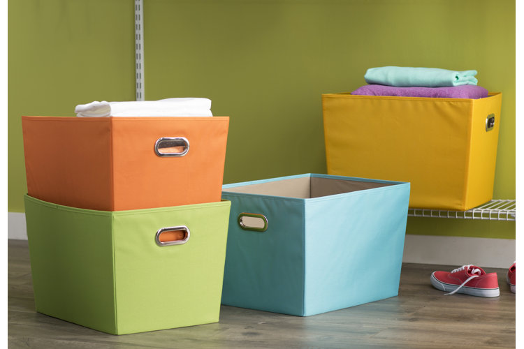 fabric storage bins