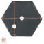 Hexagon 24 Piece Coaster Set