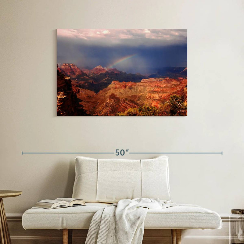 Alvord Grand Canyon Rainbow Glimpse, H 26 po x l 39 po