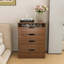 Bureau de coiffeuse 3 en 1 avec miroir éclairé et tabouret, coiffeuse à plateau rabattable, rangement compact pour la chambre à coucher, la salle de bain et le vestiaire