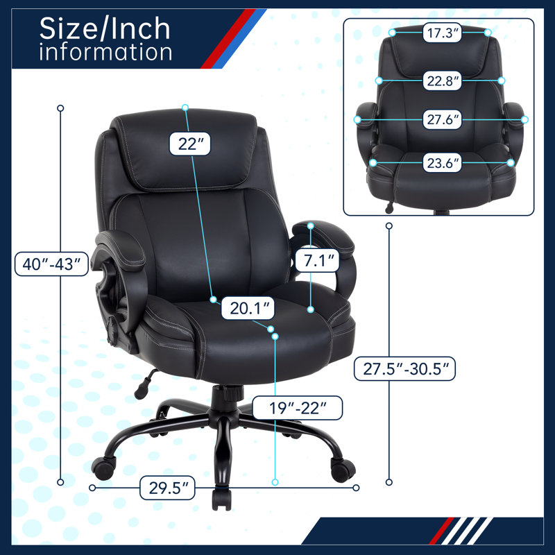 Keidrick Executive Chair with Headrest