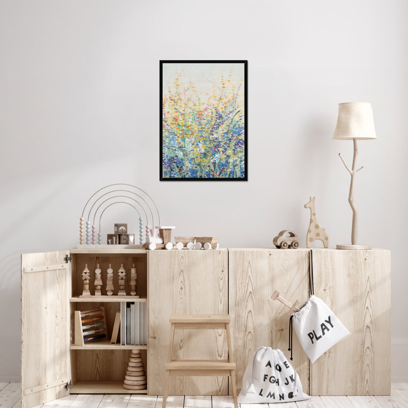 Wildflower Panel I by Timothy O' Toole - Wrapped Canvas Painting Print, Black Framed Paper Print, 50cm H x 34cm W