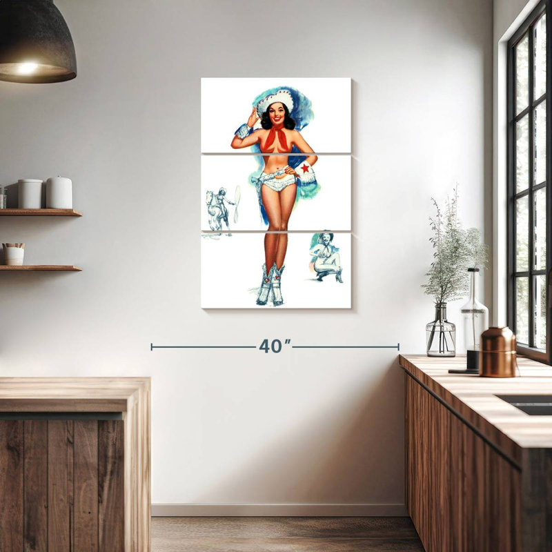Pin-up Leisha, H 38 po x l 24 po