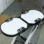 Ahmo Foldable Gas BBQ Grill 2 Burner Garden Barbecue Trolley w/ Lid