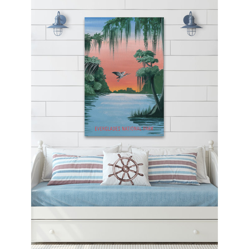 Florida Everglades - impression sur toile tendue, H 36 po x l 24 po x 1,5 po