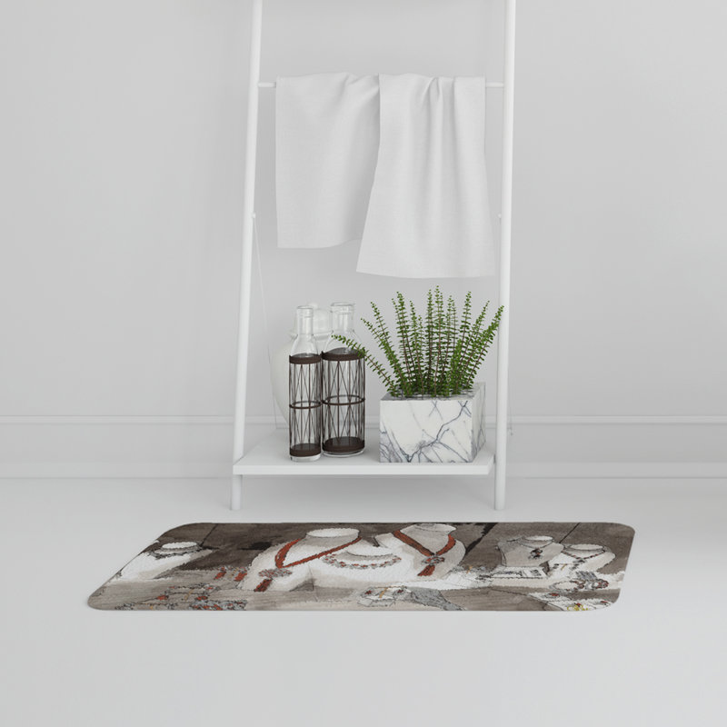 Penney Memory Foam Non-Slip Bath Mat
