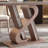 Beige Rectangular Marble Tabletop Dining Table-6542402