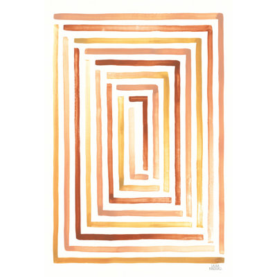 «Desert Sunset II SP» par Laura Marshall - impression sur toile tendue