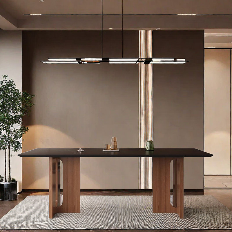 Table de salle à manger Friederieke, H 29,5 po x L 70,8 po x l 35,4 po