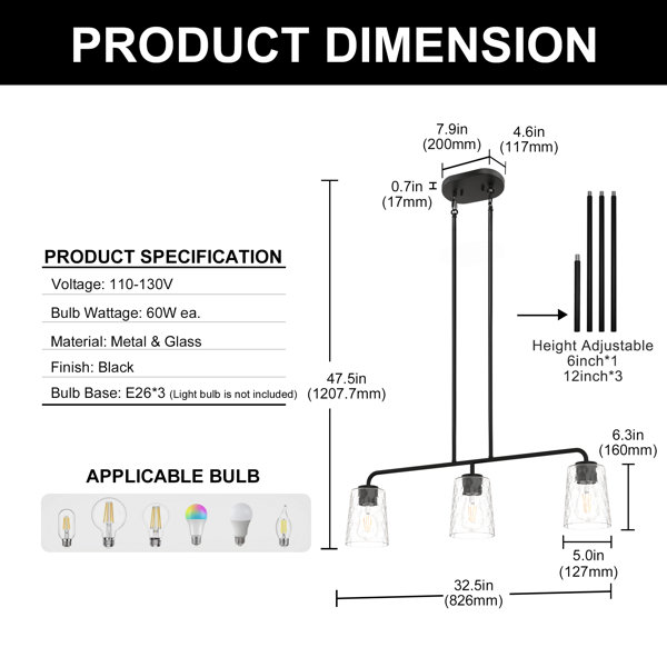 Dimensions du produit