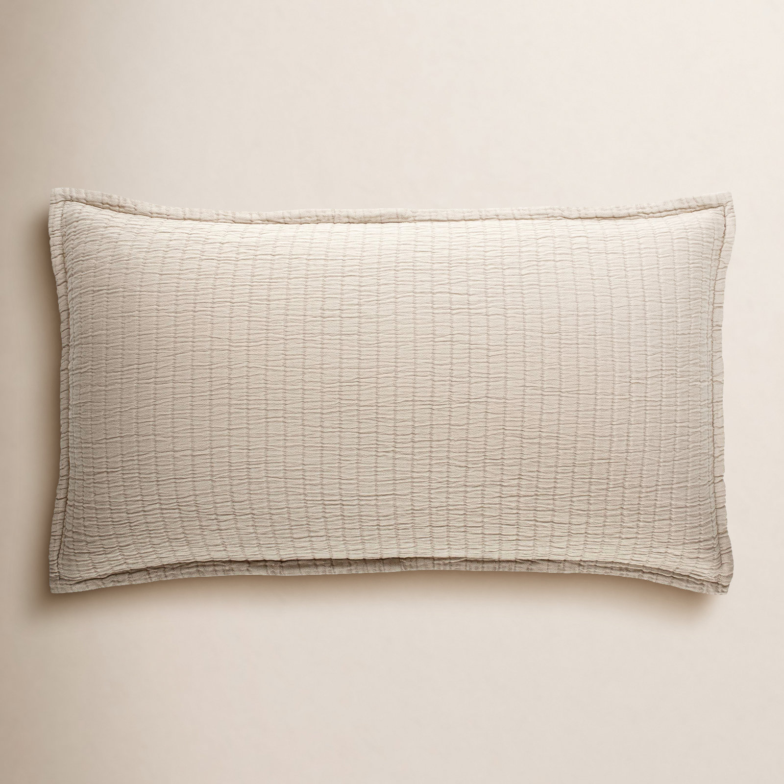 Boyfriend Cotton Shams, King, Sand