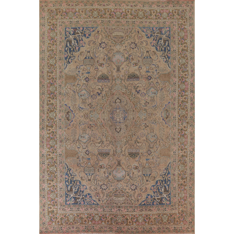 Tapis traditionnel illustré 10 x 13