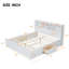Lit plateforme très grand multi-rangement en bois-2055079327