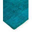 Tapis unique bleu / bleu sarcelle 2 pi 9 po x 18 pi 1 po.