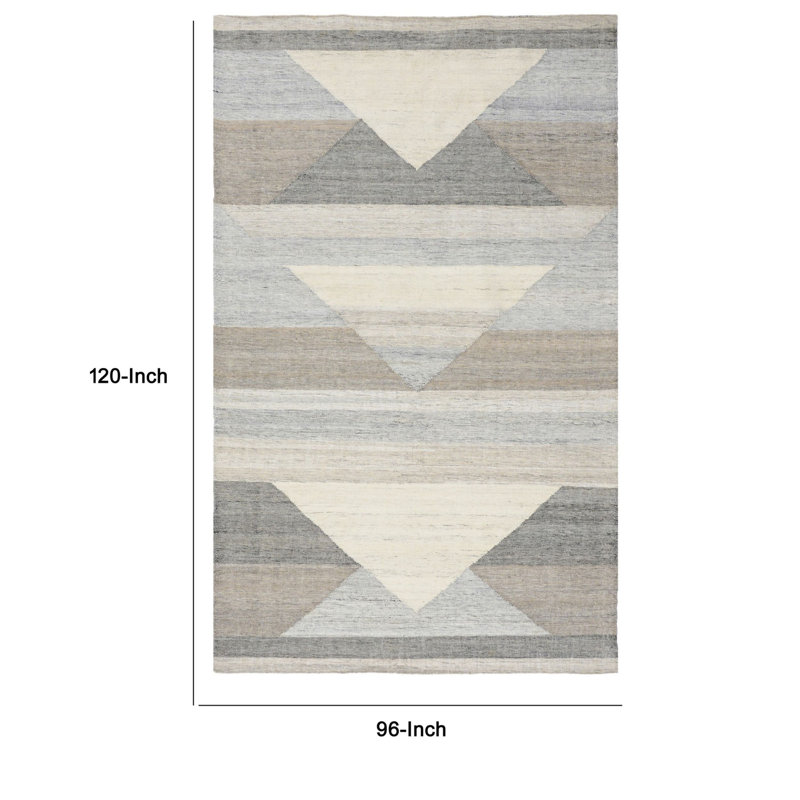 Geometric Area Rug, Rectangle 8' x 10'