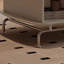 Table basse moderne de style crème