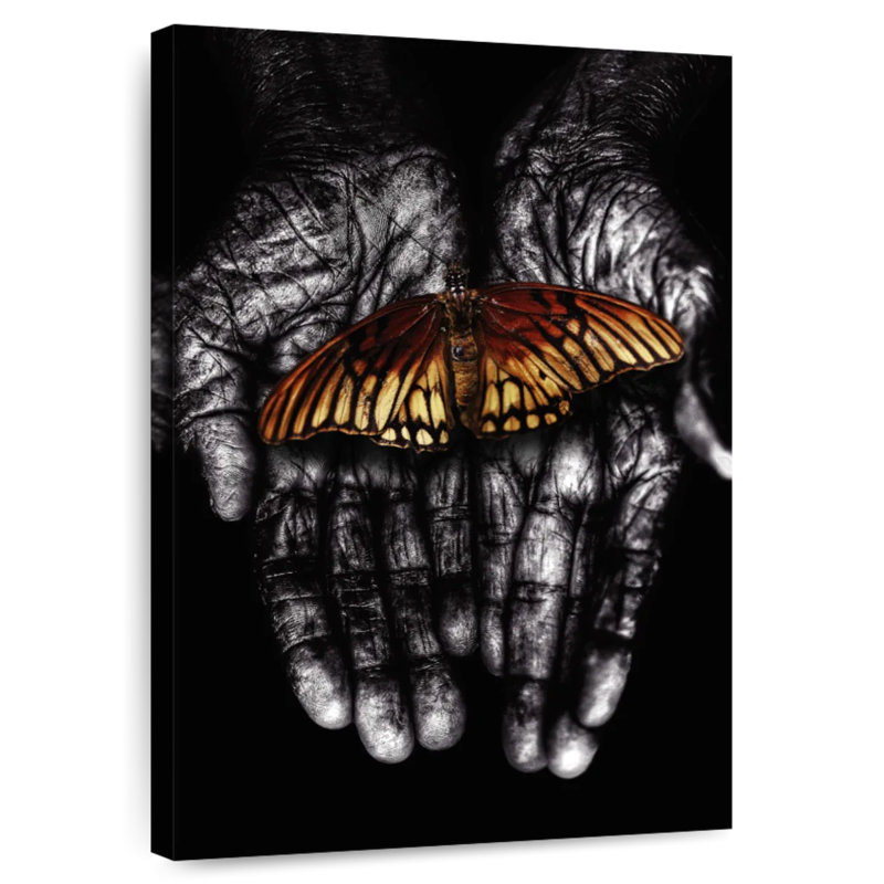 Brampt Delicate Butterfly, 51" H x 34" W