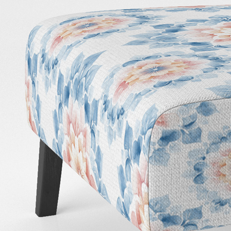 Fauteuil de chambre marocain - Fauteuil de chambre bleu pastel boho mandala, Pantoufle sans accoudoirs