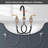 2-handle Bathroom Faucet with Drain Assembly-93101436
