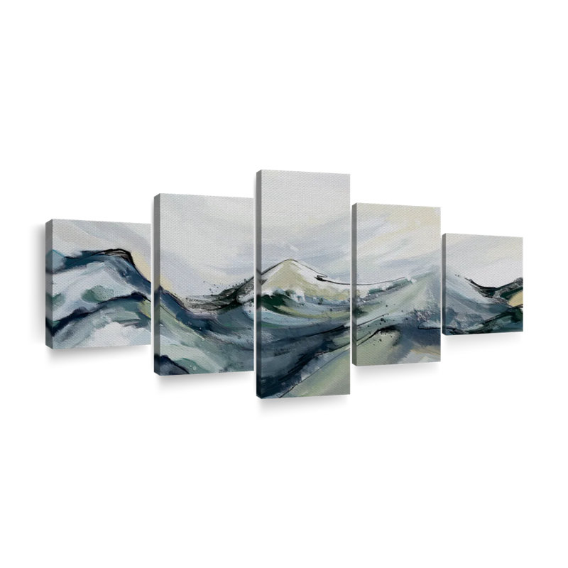 «Abstract Mountain», reproduction d'art sur toile, H 92 po x l 42 po x P 1,25 po