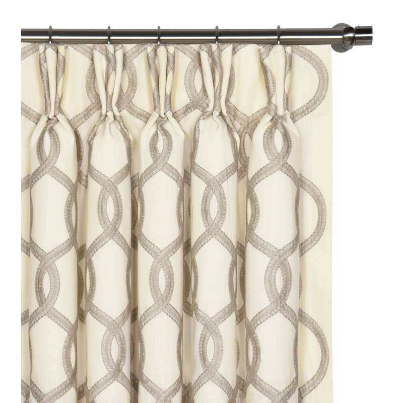 Panneau de rideau simple Gresham, L 40 po x L 96 po, Daim