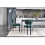 Ensemble de 2 chaises de salle à manger modernes, chaises de cuisine rembourrées avec pieds en métal-837009479