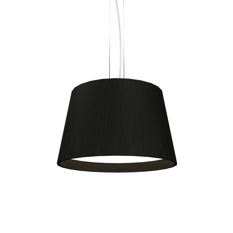 Cônico 3 - Light LED Pendant, Charcoal, Charcoal