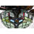 Inio 5-blade Lighted Ceiling Fan 2-tier Tiffany Style Glass