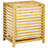 HOMCOM Bamboo Laundry Hamper With Lid, Laundry Hamper, Clothes Hamper, Wood Laundry Hamper-215453124