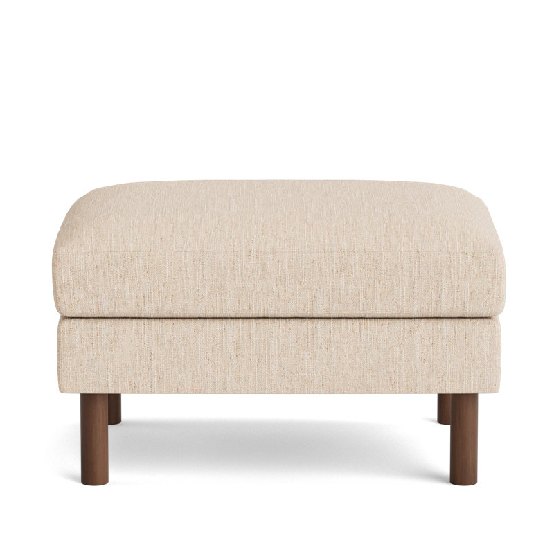 Laguna Ottoman, Performance Weave - Tan