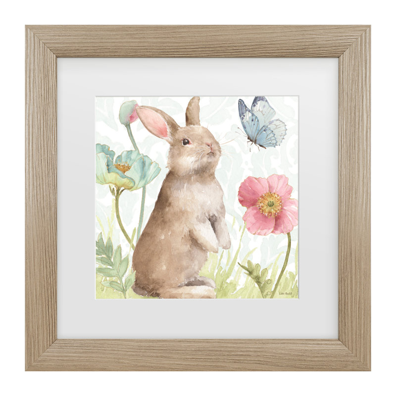 «Lisa Softies Bunnies II» par Lisa Audit, H 19,5 po x l 19,5 po x P 0,75 po, Argent