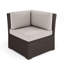 Canapé modulaire d'extérieur en rotin Martha Stewart Bedford-109713814-109713813