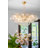 Mimi 31.5" 9-Light Optic Glass Chandelier by Megan Molten x Mitzi
