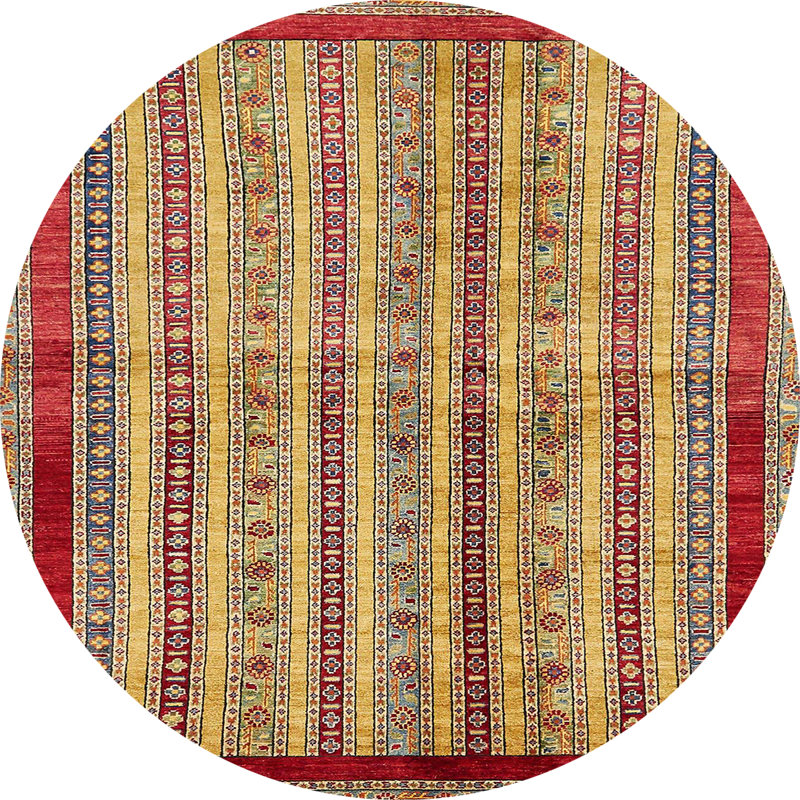 Tapis abstrait moderne 703, Rond 7 pi